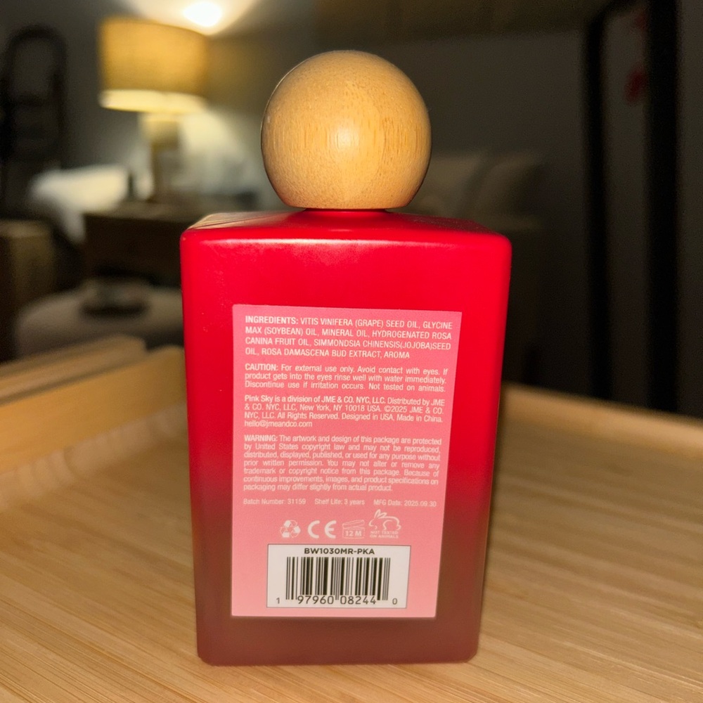 Pink Sky Moroccan Rose Body Oil - Picture 2 of 2